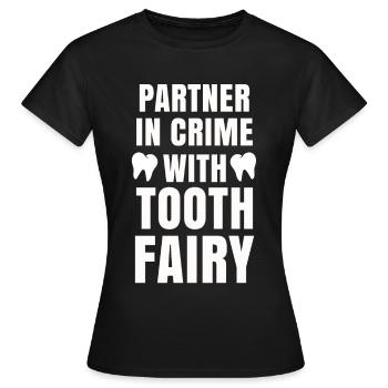 Dentist Toothpaste Toothbrush Kiefer Doc Dentist - Women's T-Shirt - black - Front - AI Model Female 172 dark (172cm)