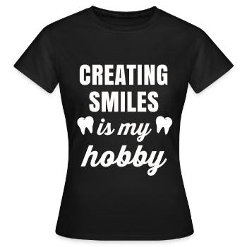Dentist Gift Dentist Dental Doctor Teeth - Women's T-Shirt - black - Front - AI Model Female 172 dark (172cm)