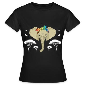 Tshirt autistique Autimus Cadeau Asperger Enfants - T-shirt Femme - noir - Devant - AI Model Female 172 dark (172cm)