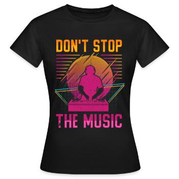 DISC-JOCKEY - T-shirt Femme - noir - Devant - AI Model Female 172 dark (172cm)
