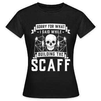 Constructeurs d’échafaudages - T-shirt Femme - noir - Devant - AI Model Female 172 dark (172cm)