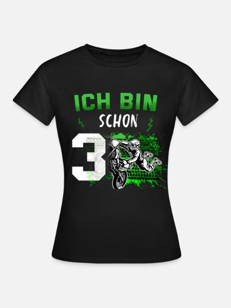 Motocross - Frauen T-Shirt - Schwarz