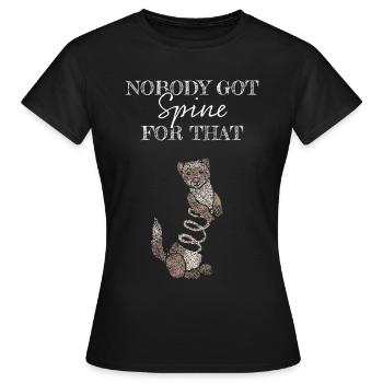 Ferret Ferret Ferret lover - Women's T-Shirt - black - Front - AI Model Female 172 dark (172cm)