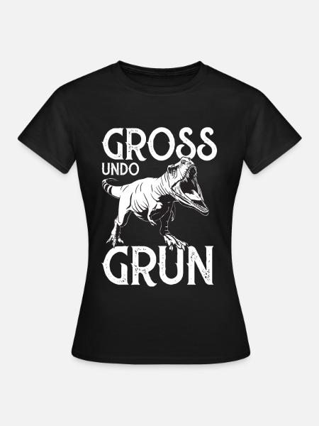 Dinosaurier Kreidezeit - Frauen T-Shirt - Schwarz