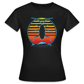 Kammerjäger I Ungeziefer Motiv für - Frauen T-Shirt - Schwarz - Vorne - AI Model Female 172 dark (172cm)