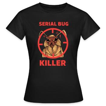 Kammerjäger I Ungeziefer Motiv für - Frauen T-Shirt - Schwarz - Vorne - AI Model Female 172 dark (172cm)