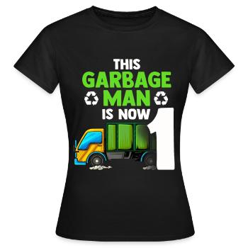 Müllmann Geschenk Müll Müllabfuhr Abfall Beruf - Frauen T-Shirt - Schwarz - Vorne - AI Model Female 172 dark (172cm)