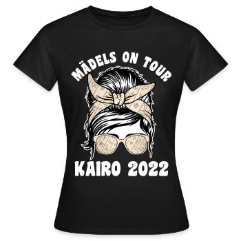 Mädels on Tour Kairo 2022 - Frauen T-Shirt - Schwarz - Vorne - AI Model Female 172 dark (172cm)