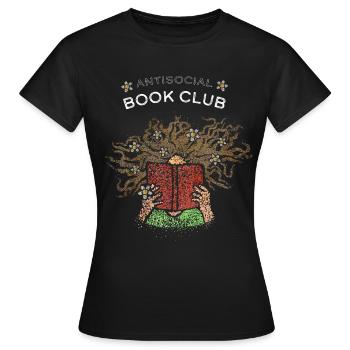Club de lecture Littérature Rat de bibliothèque Rat de bibliothèque Rat de bibliothèque Rat de bibliothèque - T-shirt Femme - noir - Devant - AI Model Female 172 dark (172cm)