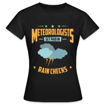 Storm Hunter Tornados Storm Chaser Cadeau - T-shirt Femme - noir - Devant - AI Model Female 172 dark (172cm)