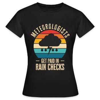 Storm Hunter Tornados Storm Chaser Cadeau - T-shirt Femme - noir - Devant - AI Model Female 172 dark (172cm)