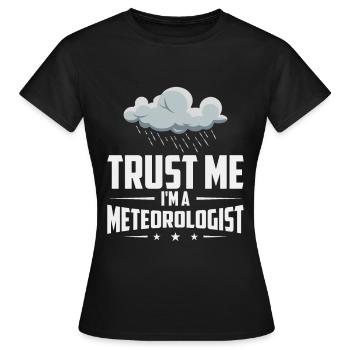 Storm Hunter Tornados Storm Chaser Cadeau - T-shirt Femme - noir - Devant - AI Model Female 172 dark (172cm)