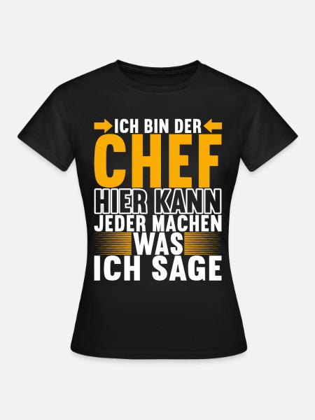 Abteilungsleiter Chef - Frauen T-Shirt - Schwarz