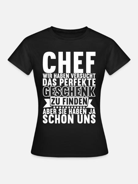 Abteilungsleiter Chef - Frauen T-Shirt - Schwarz