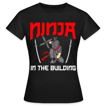 Ninja Geschenk Karate Ninjutsu Judo Samurai Japan - Frauen T-Shirt - Schwarz - Vorne - AI Model Female 172 dark (172cm)