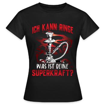 Shisha - Frauen T-Shirt - Schwarz - Vorne - AI Model Female 172 dark (172cm)