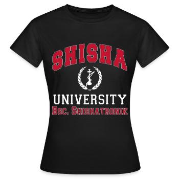 Shisha Geschenk für Wasserpfeife Shishabar Pfeife - Frauen T-Shirt - Schwarz - Vorne - AI Model Female 172 dark (172cm)