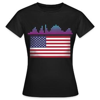 DISC-JOCKEY - T-shirt Femme - noir - Devant - AI Model Female 172 dark (172cm)