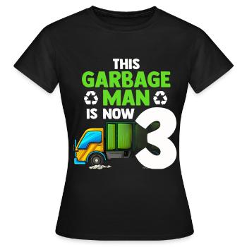 Müllmann Geschenk Müll Müllabfuhr Abfall Beruf - Frauen T-Shirt - Schwarz - Vorne - AI Model Female 172 dark (172cm)