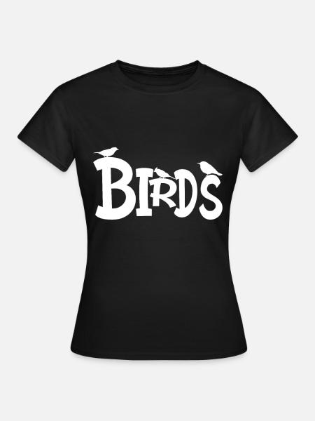 Birds - Birdlife - Budgie Gift Idea - Frauen T-Shirt - Schwarz
