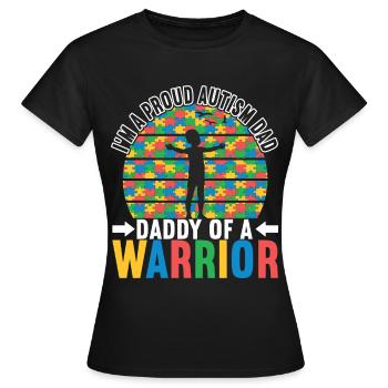 Autistic Autism Autistic - Women's T-Shirt - black - Front - AI Model Female 172 dark (172cm)