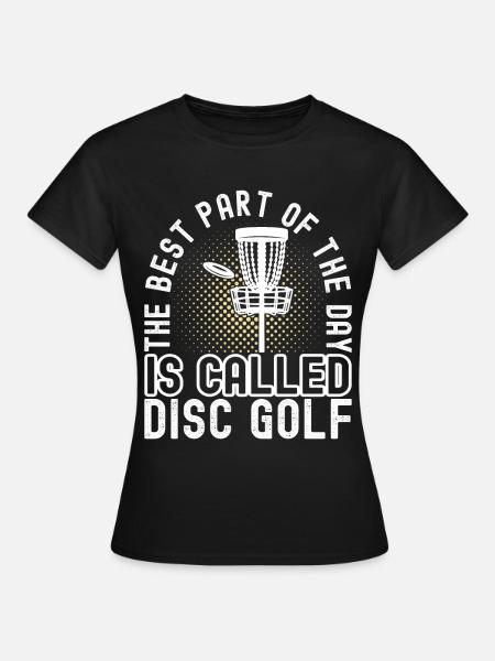 Disc Golf Disc Golfer - Frauen T-Shirt - Schwarz