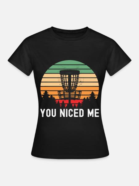 Disc Golf Disc Golfer - Frauen T-Shirt - Schwarz