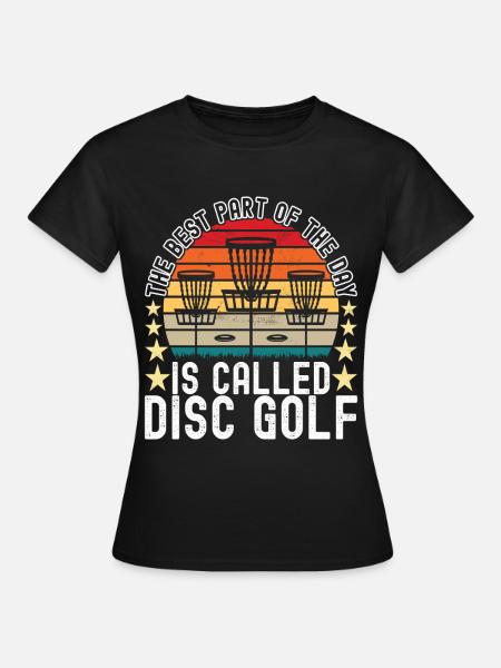 Disc Golf Disc Golfer - Frauen T-Shirt - Schwarz