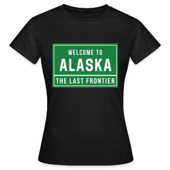 Alaska - Women's T-Shirt - black - Front - AI Model Female 172 dark (172cm)