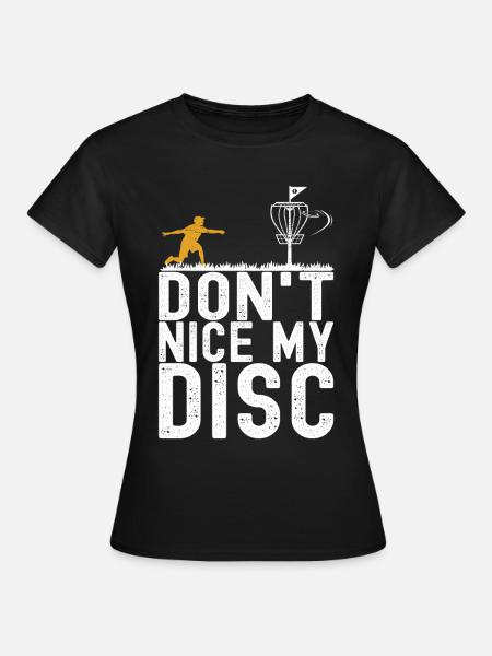 Disc Golf Disc Golfer - Frauen T-Shirt - Schwarz