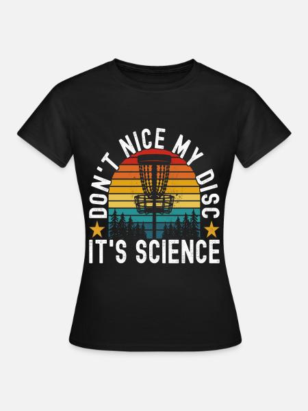 Disc Golf Disc Golfer - Frauen T-Shirt - Schwarz