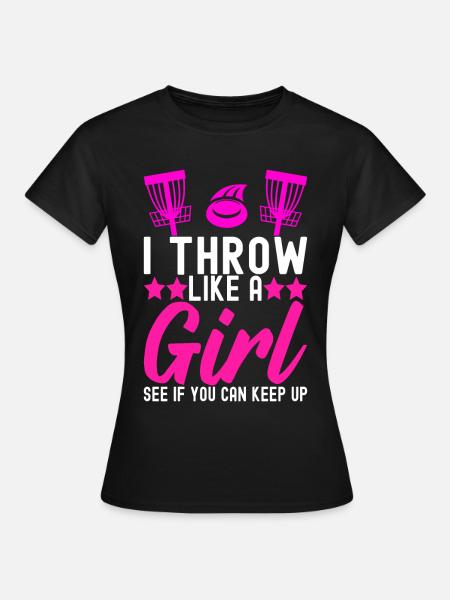 Disc Golf Disc Golfer - Frauen T-Shirt - Schwarz