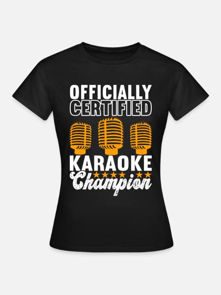 Karaoke Karaokeabend - Frauen T-Shirt - Schwarz