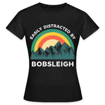 Leicht abgelenkt vom Bob - Frauen T-Shirt - Schwarz - Vorne - AI Model Female 172 dark (172cm)