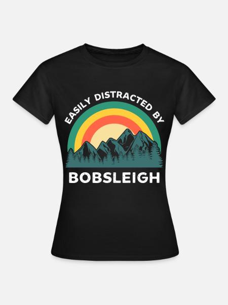 Leicht abgelenkt vom Bob - Frauen T-Shirt - Schwarz