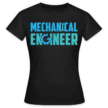 Ingénieur en mécanique Génie mécanique - T-shirt Femme - noir - Devant - AI Model Female 172 dark (172cm)