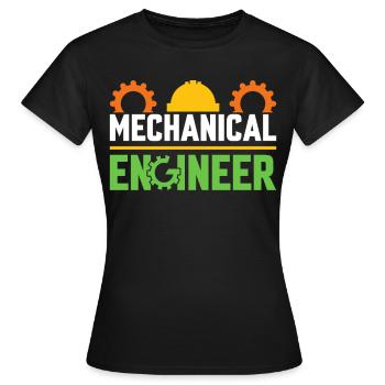 Ingénieur en mécanique Génie mécanique - T-shirt Femme - noir - Devant - AI Model Female 172 dark (172cm)