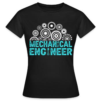Mechanics Engineer Mechanical Engineering - Women's T-Shirt - black - Front - AI Model Female 172 dark (172cm)