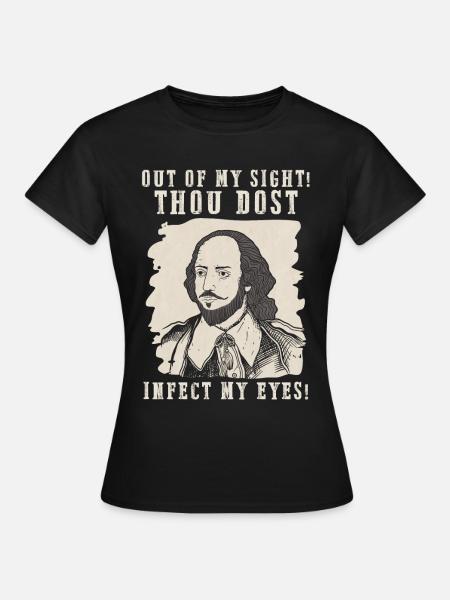 Infizieren Sie Meine Augen William - Frauen T-Shirt - Schwarz