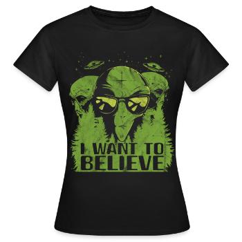 Étranger - T-shirt Femme - noir - Devant - AI Model Female 172 dark (172cm)