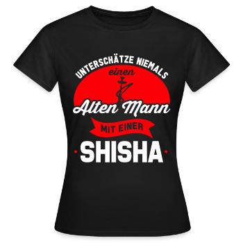 Shisha - Frauen T-Shirt - Schwarz - Vorne - AI Model Female 172 dark (172cm)