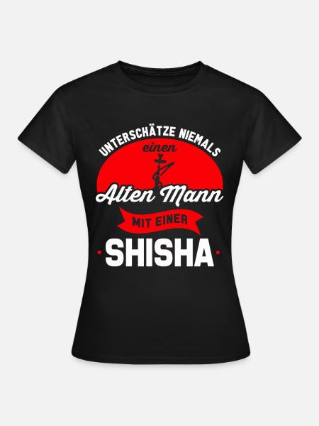 Shisha - Frauen T-Shirt - Schwarz