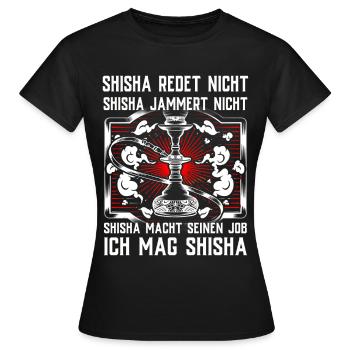 Shisha Geschenk für Wasserpfeife Shishabar Pfeife - Frauen T-Shirt - Schwarz - Vorne - AI Model Female 172 dark (172cm)
