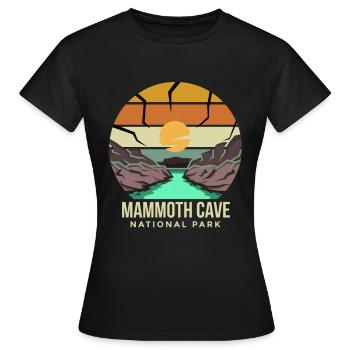 Souvenir Cave Kentucky Mammoth Cave Parc national - T-shirt Femme - noir - Devant - AI Model Female 172 dark (172cm)