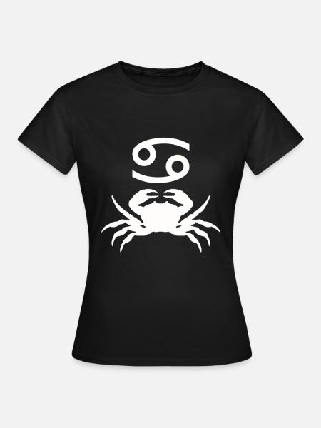 Krebs - Frauen T-Shirt - Schwarz