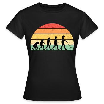 Détecteur de métaux Treasure Hunter Sonde Walker - T-shirt Femme - noir - Devant - AI Model Female 172 dark (172cm)