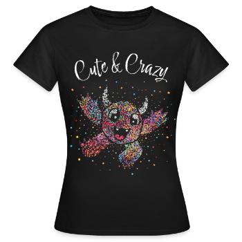 Confettis Monster Carnaval Carnaval Kölle Alaaf - T-shirt Femme - noir - Devant - AI Model Female 172 dark (172cm)