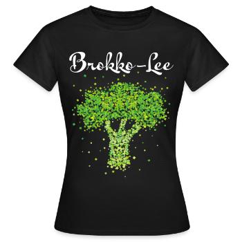 Brocoli Costume Remplacement Carnaval Cadeau Carnaval - T-shirt Femme - noir - Devant - AI Model Female 172 dark (172cm)