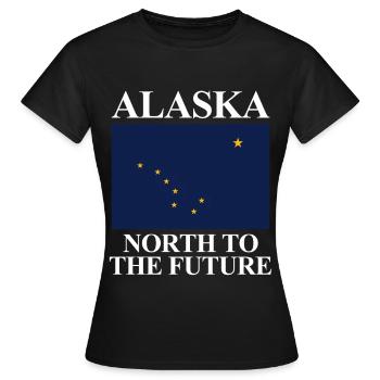 Alaska - Women's T-Shirt - black - Front - AI Model Female 172 dark (172cm)