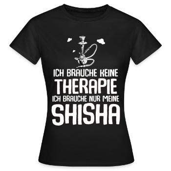 Shisha Geschenk für Wasserpfeife Shishabar Pfeife - Frauen T-Shirt - Schwarz - Vorne - AI Model Female 172 dark (172cm)